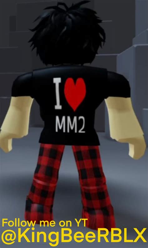 I Love Mm2 Roblox Shirt Cut File Etsy