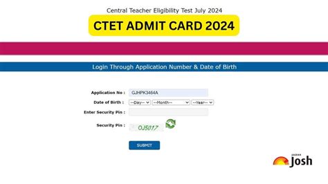 Link Active Ctet Admit Card 2024 Out