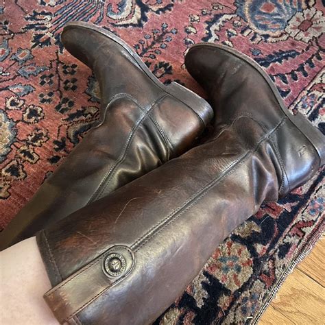 Frye Womens Brown Boots Depop