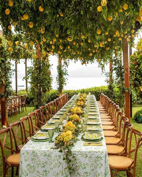 Lemon Themed Wedding Yellow Wedding Theme Fruit Wedding Wedding