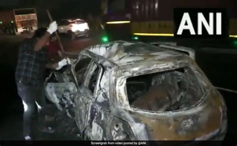 4 Killed After Oil Tanker Hits Car Pickup Van Near Gurugram Police