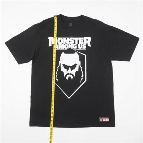 Wwe Braun Strowman Monster Among Us Mens Large Black Gem