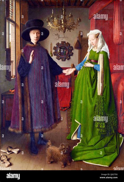 Jan Van Eyck The Arnolfini Portrait Or The Arnolfini Wedding The