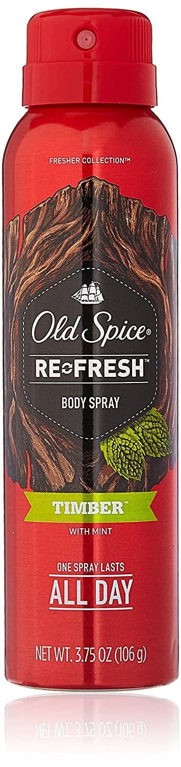 Old Spice Re Fresh Body Spray Fresher Collection 3 75 OZ Pack Of 2