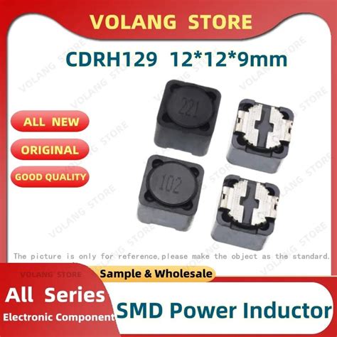 Pcs Smd Power Shield Inductor Cdrh Anti Interference Uh R R