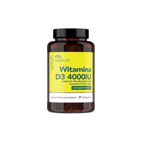 Witamina D3 4000 j m VitaMedicus 120 kapsułek Herbamedicus Ziko