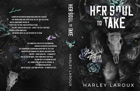 The Cover For Her Soul To Take By Harley Laroux Featuring Skulls And