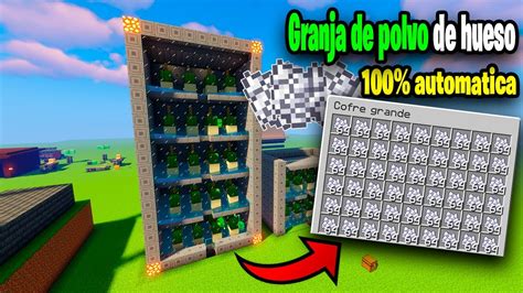 Como Hacer Una Granja De Polvo De Hueso Autom Tica Para Minecraft