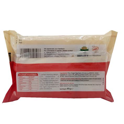 Buy Dawn Cake Rusk 6 Pieces 80g At Best Price Grocerapp