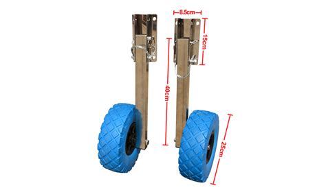 Boat Launching Wheels With Flat Free Tires Stainless