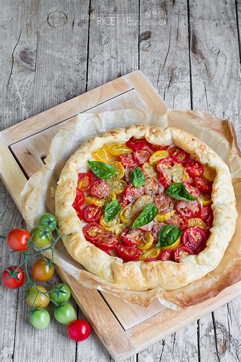 Torta Salata Veloce Con Pomodorini Le Mie Ricette Con E Senza