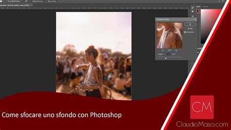 Come Sfocare Uno Sfondo Con Photoshop Youtube