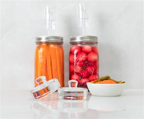 Kitchen Tools Gadgets 6 Pack Mason Jar Fermenting Lids With GASKETS