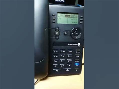 Alcatel-Lucent 8008/8008G Deskphone | NOE mode | Set Supervision - YouTube