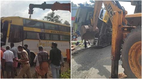 കല്ലട ബസ് അപകടം പാലക്കാട് കല്ലട ബസ് അപകടം മരണം പരിക്ക് Palakkad Kallada Bus Accident Today