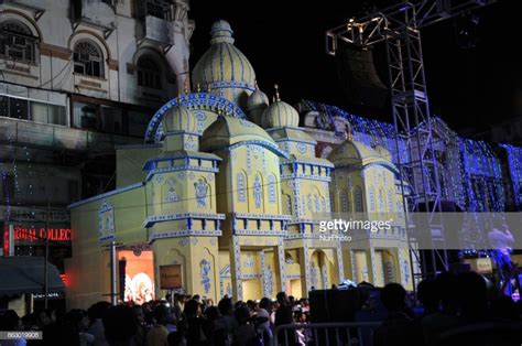 Kali Puja Pandal during Hindu festival of Kali Puja and Deepawali on ...