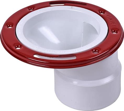 X Pvc Closet Flange Adj W Metal Ring Offset