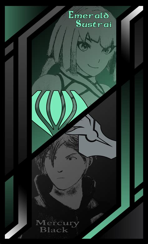 Rwby Emerald Mercury Wallpaper By Emperial Dawn On Deviantart