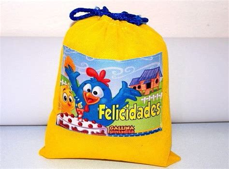 Dulceros Morralito Gallina Pintadita Personalizable En