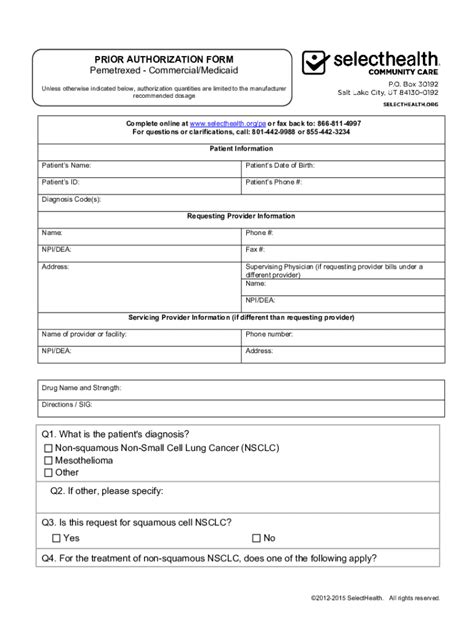 Fillable Online Non Squamous Non Small Cell Lung Cancer NSCLC Fax