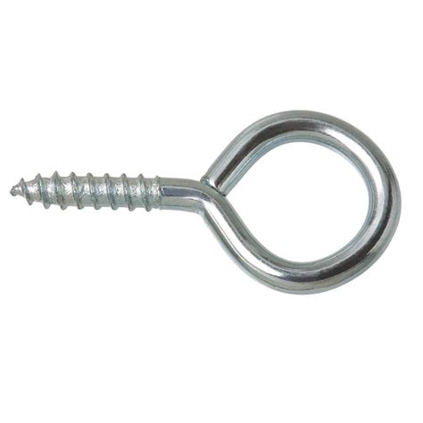 Everbilt Zinc Plated Steel Screw Eye Pack The Home Depot