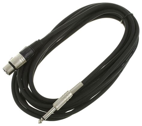 Kabel przewód mikrofonowy XLR - JACK 6 m czarny The sssnake - Inny ...