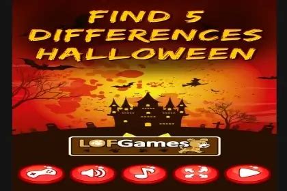 Juega A Encuentra Las 5 Diferencias De Halloween Gratis