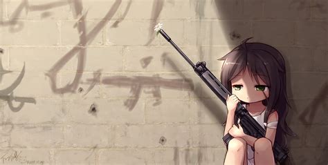 Anime Loli With Guns Wallpapers Wallpaper Cave The Best Porn Website