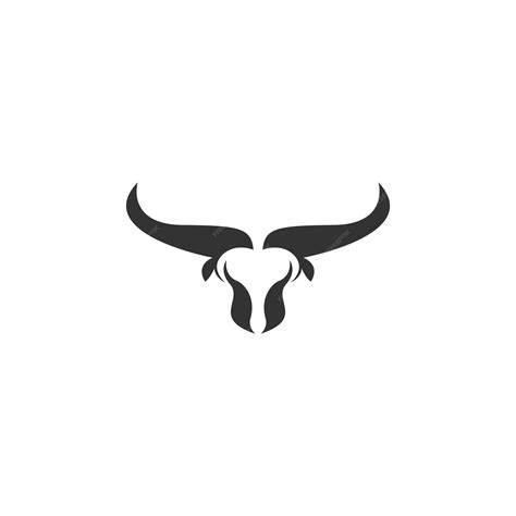 Premium Vector Bull Icon Logo Buffalo Head Icon Logo Design Vector