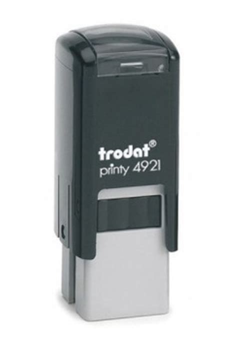 Trodat Printy 4921 Self Inking Custom Stamp 11x11mm 3 Line