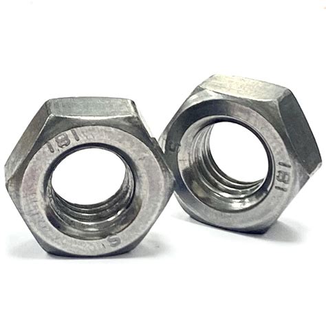 M27 Hexagon Full Nut High Tensile Steel Grade 10 Metric Self Colour