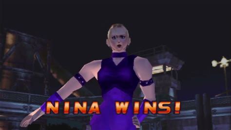 Tekken 3 Nina Williams Intros And Win Poses Youtube