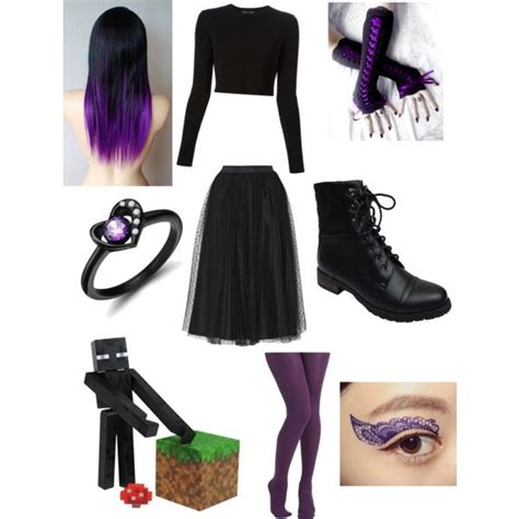 Enderman Outfit Casual Cosplay New Outfits Outfits