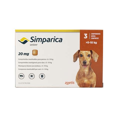 Simparica Mg Tab Kg Urban Vet Mex