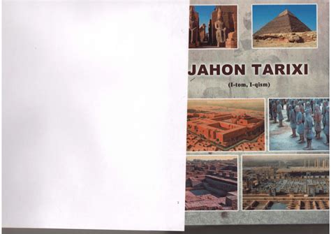 (PDF) JAHON TARIXI (I TOM 1 QISM: Qadimgi Sharq tarixi)