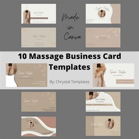 Therapy Business Cards Etsy