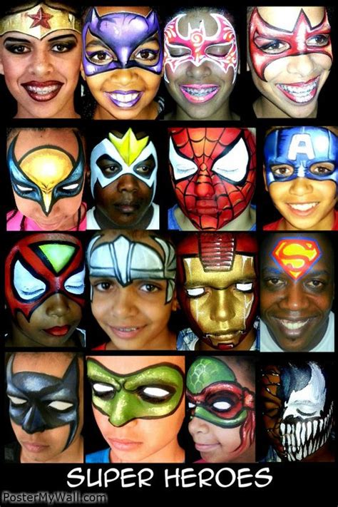 Super Heroes Face Painting Paradise In Salt Lake City Utah Home