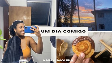 Vlog diário Fiz croissant hidratação do cabelo e um dia comigo YouTube