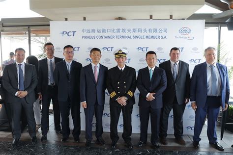 In A Special Event Pct Welcomes Oocl Piraeus One Of The Largest