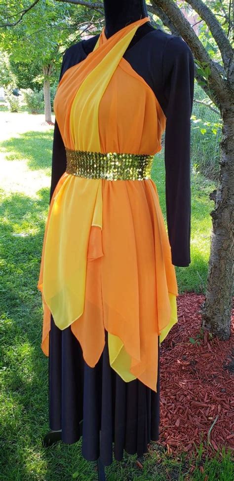 Dance Overlayconsumer Fire Praise Dance Garments Etsy Dance