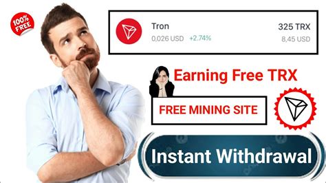 How To Earn Trx `no Investment Daily Free Trx Earn Without