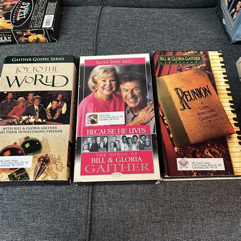 Lot Of Gaither Gospel Series Bill Gloria Gaither Vhs Tapes