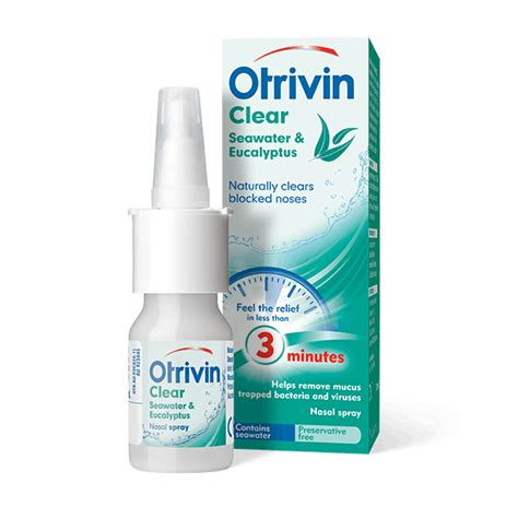 Otrivin Natural With Seawater And Eucalyptus Nasal Spray Alexandra