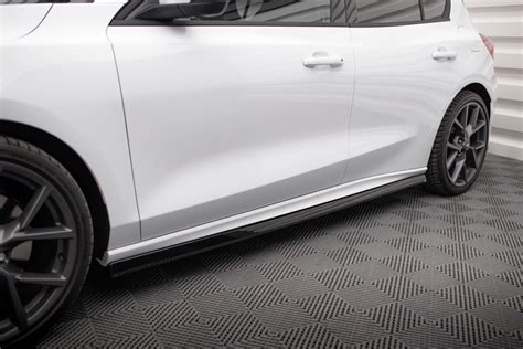 Side Skirts Diffusers V 5 Ford Focus St St Line Mk4 Gloss Black Our Offer Ford Focus