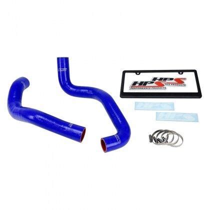 HPS Performance HPS Blue Silicone Radiator Hose Kit Coolant OEM