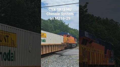 CSX 1073 Chessie System Heritage Unit On M216 29 YouTube