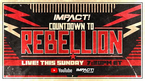 Countdown to Impact Wrestling Rebellion 2023 (2023) - Backdrops — The ...