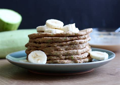 Vegan Zucchini Bread Pancakes The Conscientious Eater