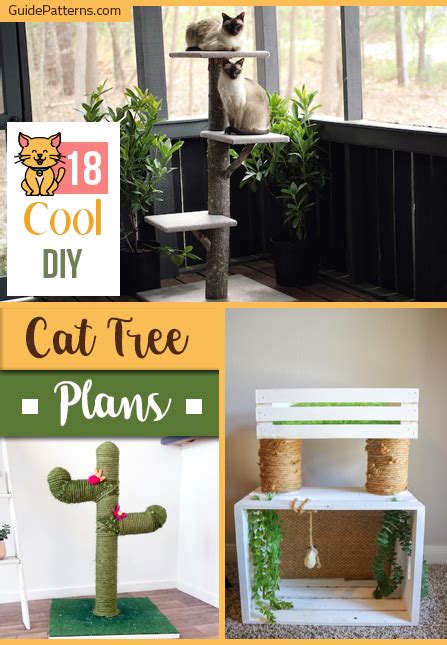 18 Cool DIY Cat Tree Plans | Guide Patterns