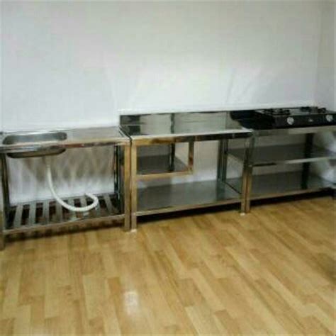 Jual 1 Set Meja Dapur Stainless Komplit Di Lapak MARYONO METALCO